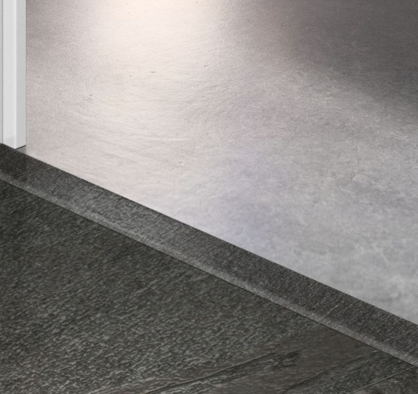 Profilé multi fonction INCIZO VINYLE Quick Step, PVC, décor noir, l.4.50 x L. 200.00 cm