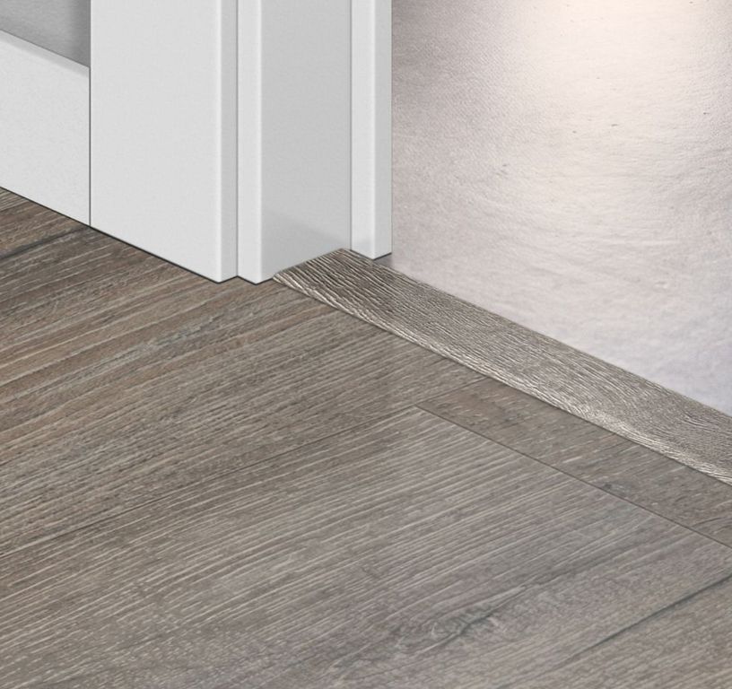 Profilé multi fonction INCIZO VINYLE Quick Step, PVC, décor gris moyen, l.4.50 x L. 200.00 cm