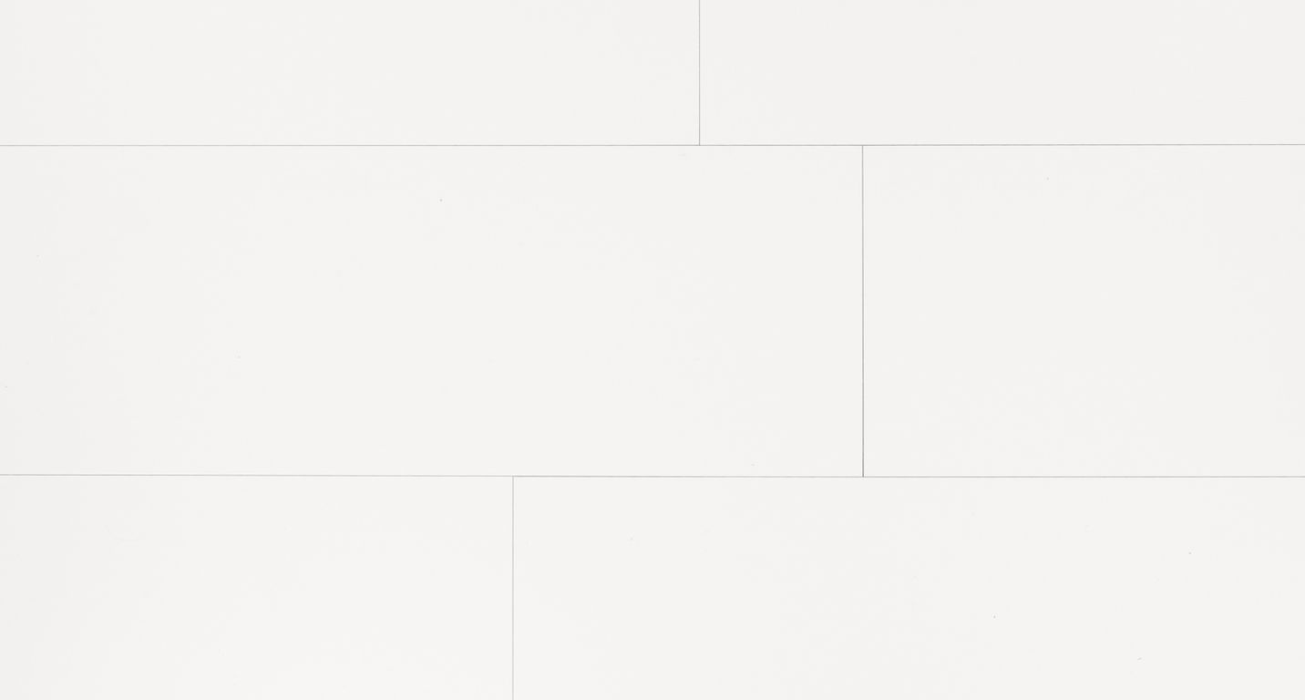 Revêtement minéral composite CERAMIN TILES 40X120, blanc, dalle 39.20 x 118.00 cm