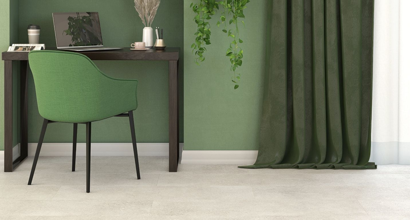 Revêtement minéral composite CERAMIN TILES 40X120, beige, dalle 39.20 x 118.00 cm