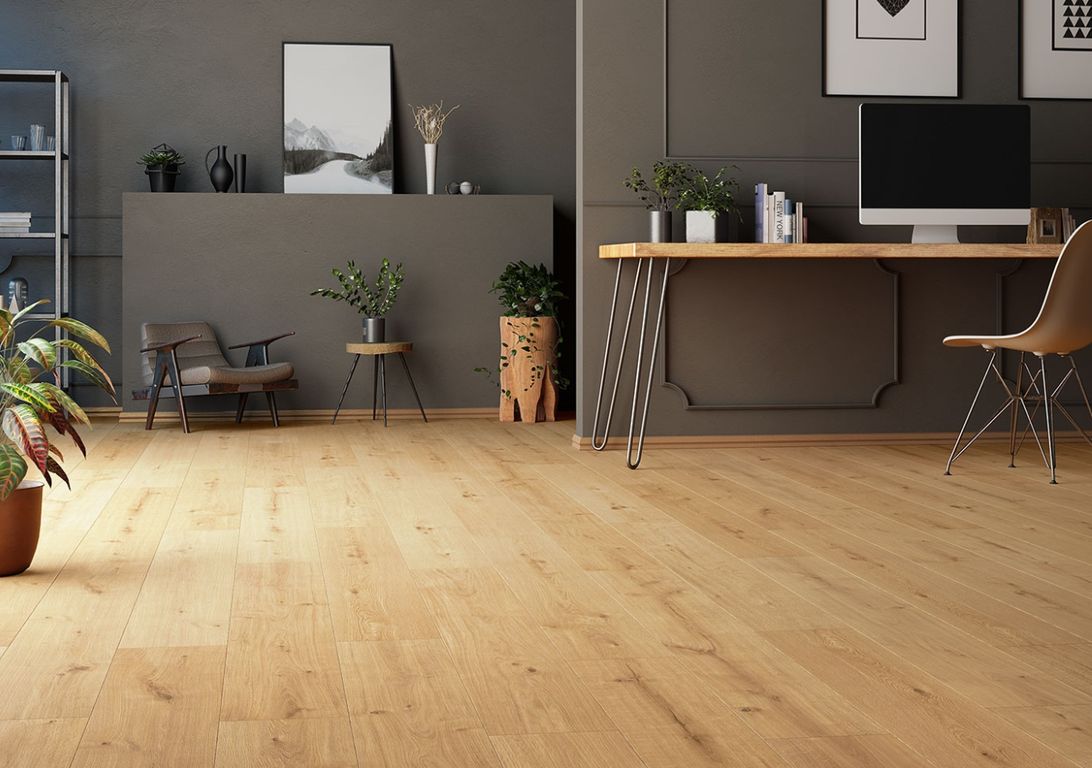 Revêtement minéral composite UNIVERSE WOOD , naturel authentique, lame 20.30 x 129.00 cm