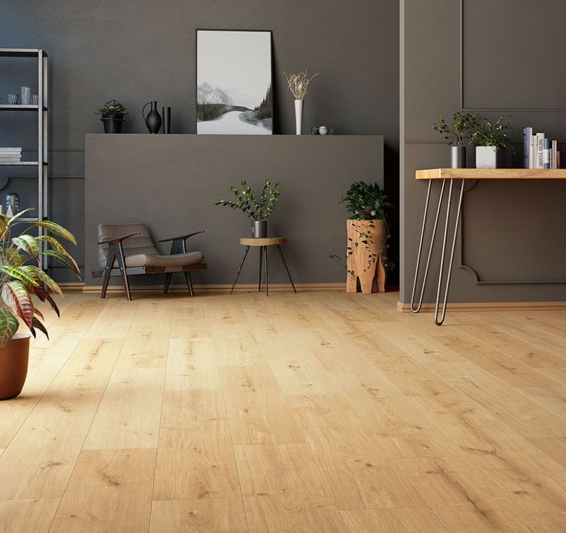 Revêtement minéral composite UNIVERSE WOOD , naturel authentique, lame 20.30 x 129.00 cm