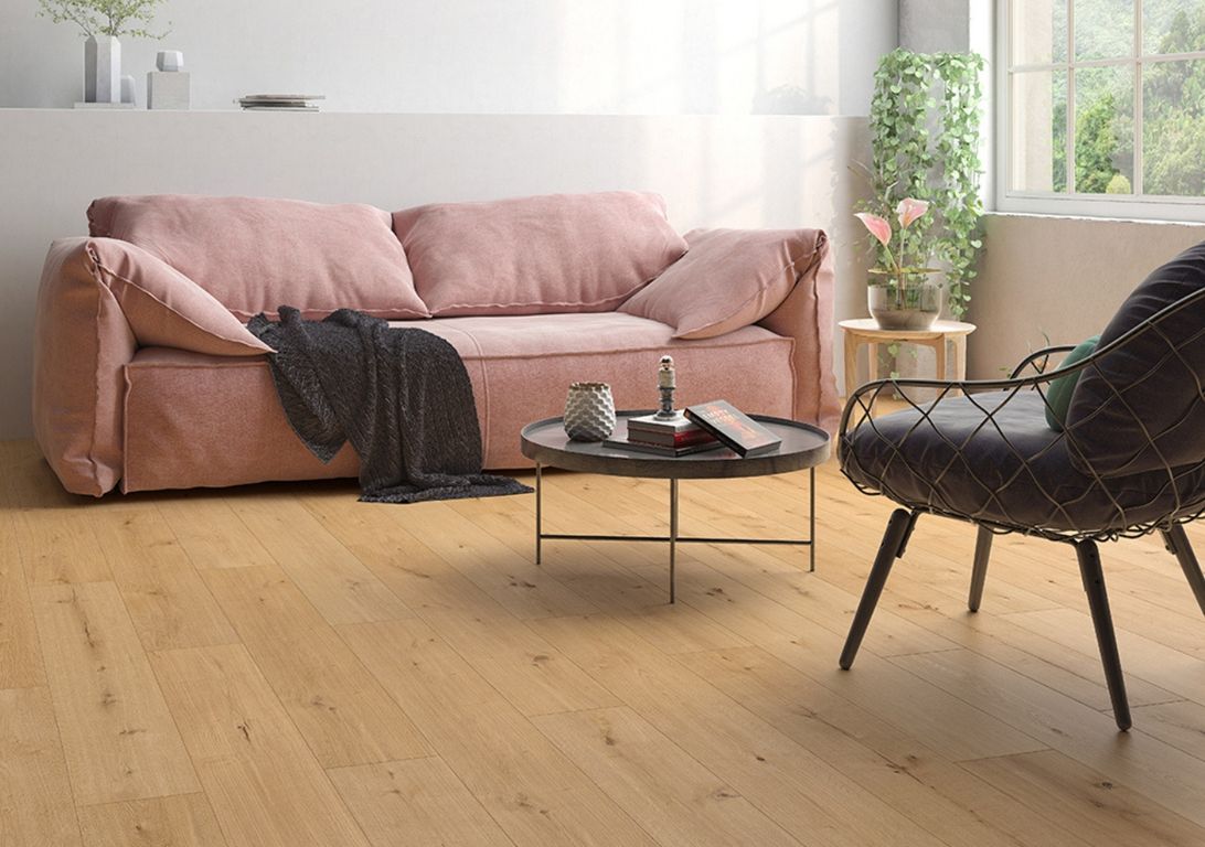 Revêtement minéral composite UNIVERSE WOOD , naturel brut, lame 20.30 x 129.00 cm