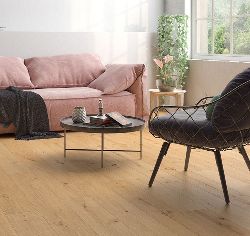 Revêtement minéral composite UNIVERSE WOOD , naturel brut, lame 20.30 x 129.00 cm