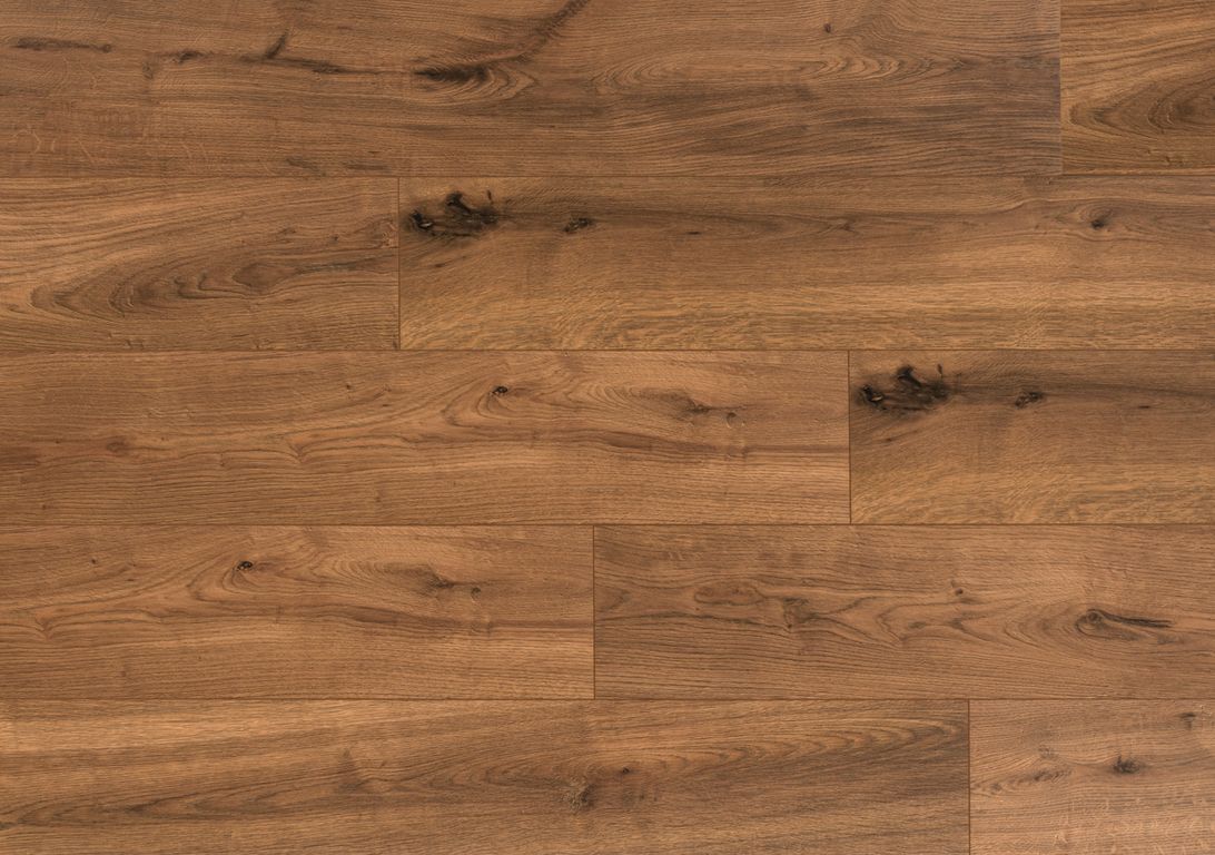 Revêtement minéral composite UNIVERSE WOOD , chêne brun, lame 20.30 x 129.00 cm