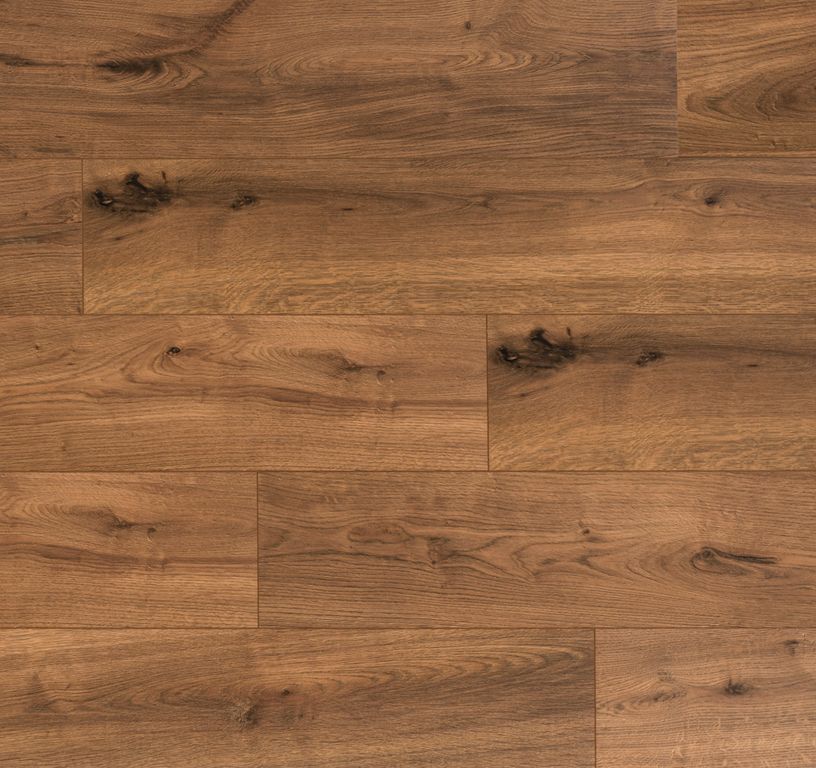 Revêtement minéral composite UNIVERSE WOOD , chêne brun, lame 20.30 x 129.00 cm