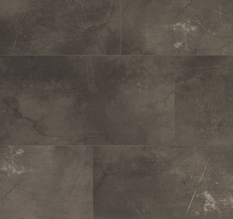 Revêtement minéral composite UNIVERSE TILES, marbrée grise, dalle 38.70 x 77.60 cm