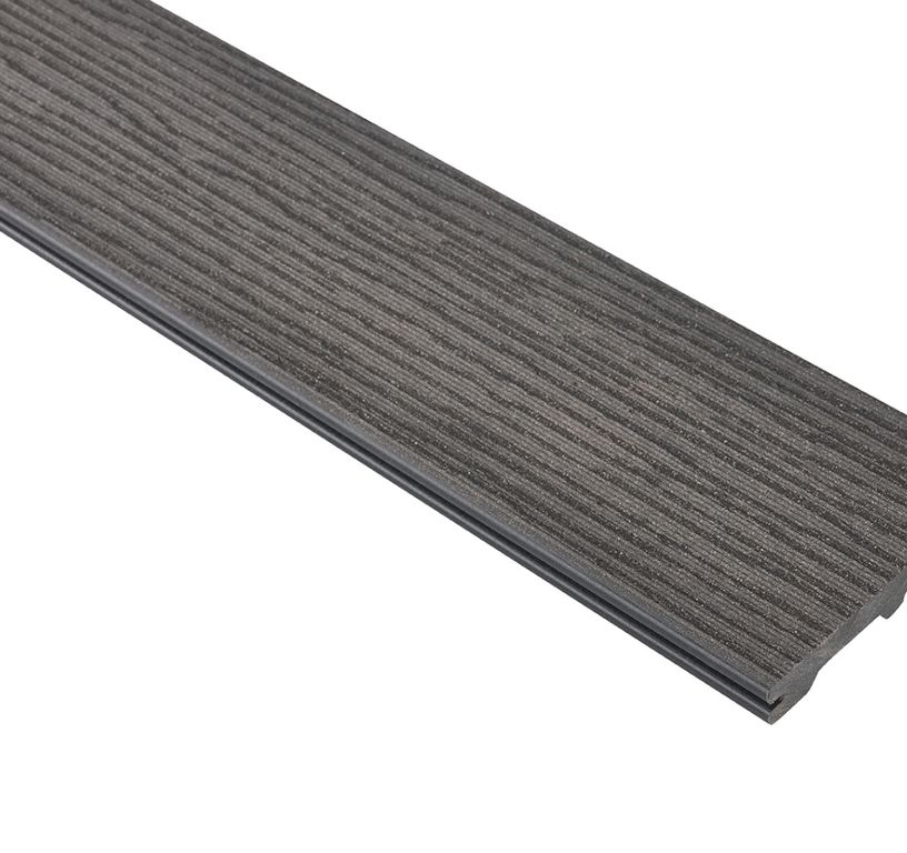 Lame de terrasse BC Gravé & brossé Noir, 2.4M ,l 14.50 x L 240 cm