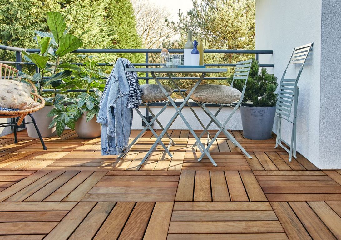 Dalle de terrasse ITAUBA, 50x50 ,l 50 x L 50 cm