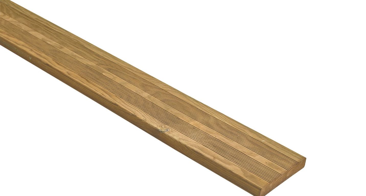 Lame de terrasse Clecy Pin Sylvestre Vert, 2.5M ,l 14.50 x L 250 cm