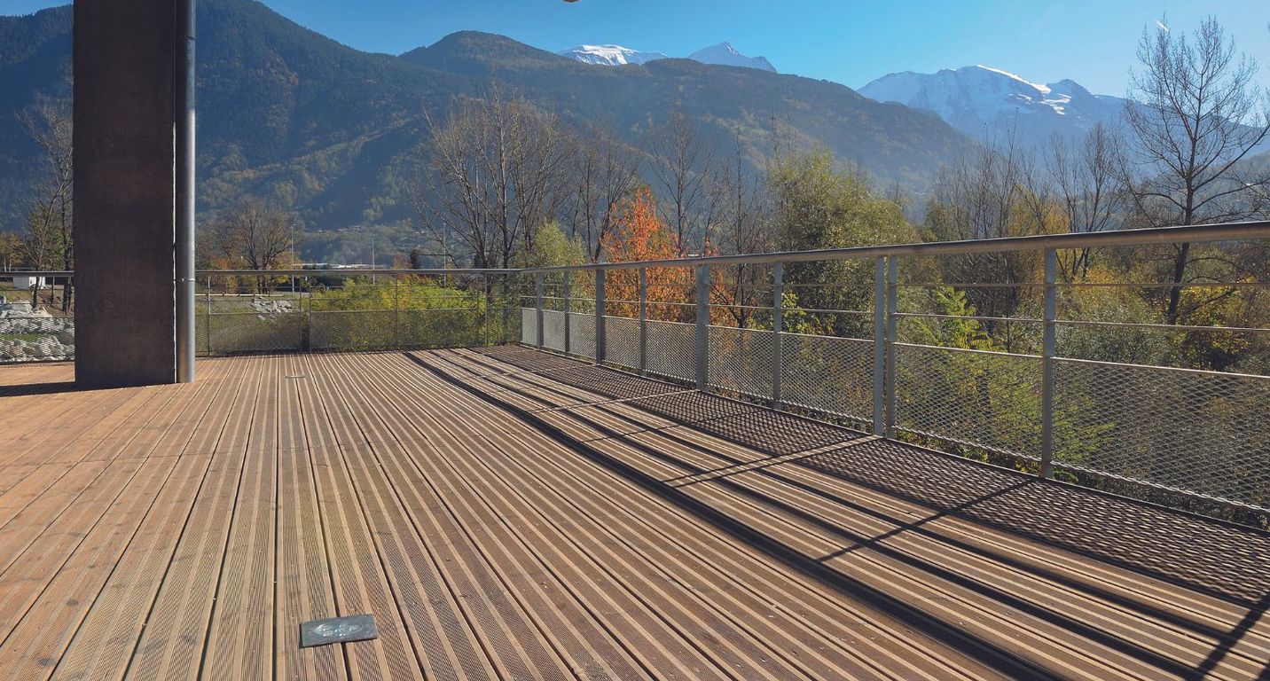 Lame de terrasse Clecy Pin Sylvestre Vert, 4M ,l 14.50 x L 400 cm