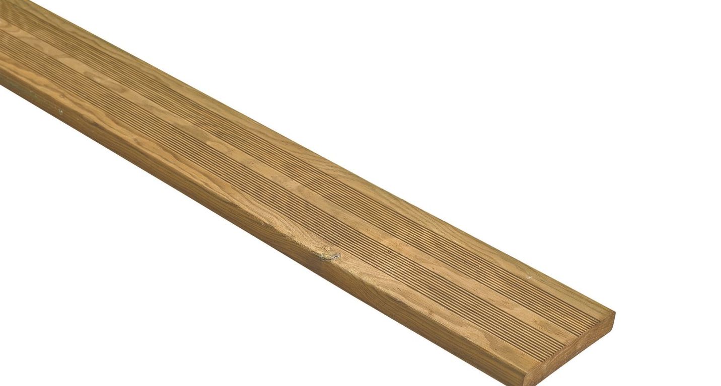 Lame de terrasse Clecy Pin Sylvestre Vert, 4M ,l 14.50 x L 400 cm