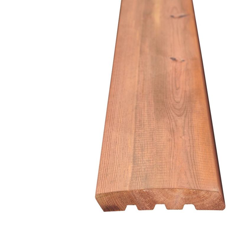 Lame de terrasse Santorin Pin Sylvestre Marron, 2.5M ,l 14.50 x L 250 cm