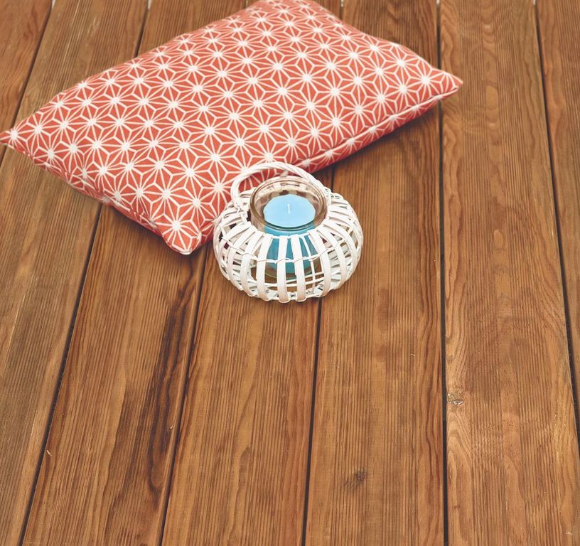 Lame de terrasse Clecy Pin Sylvestre Marron, 2.5M ,l 14.50 x L 250 cm