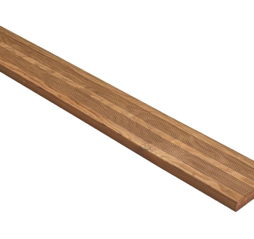 Lame de terrasse Clecy Pin Sylvestre Marron, 4M ,l 14.50 x L 400 cm
