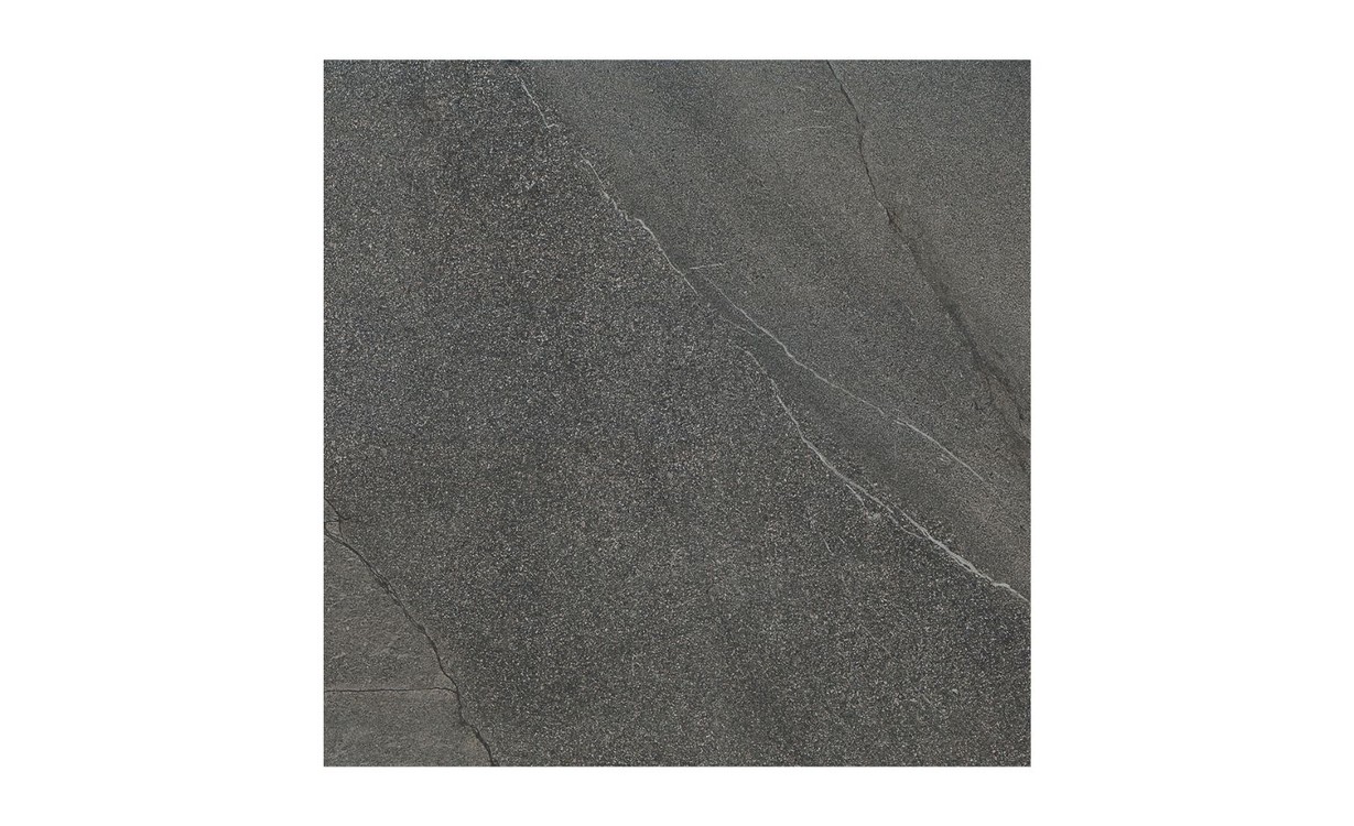 Carrelage HALLEY GRIP, aspect pierre anthracite, dim 60.00 x 60.00 cm