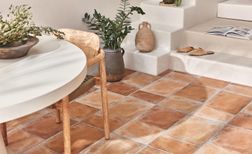 Carrelage PROVENZA, aspect pierre terre cuite, dim 60.00 x 60.00 cm