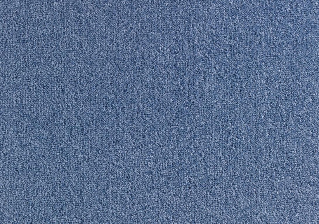 Moquette velours SCENIQUE 4, col bleu indigo, rouleau 4.00 m