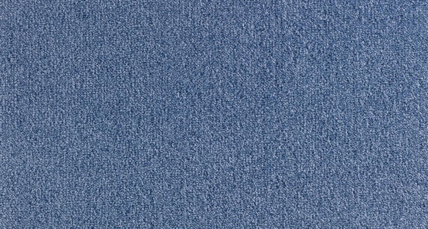 Moquette velours SCENIQUE 4, col bleu indigo, rouleau 4.00 m