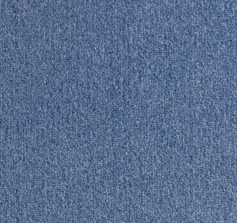 Moquette velours SCENIQUE 4, col bleu indigo, rouleau 4.00 m