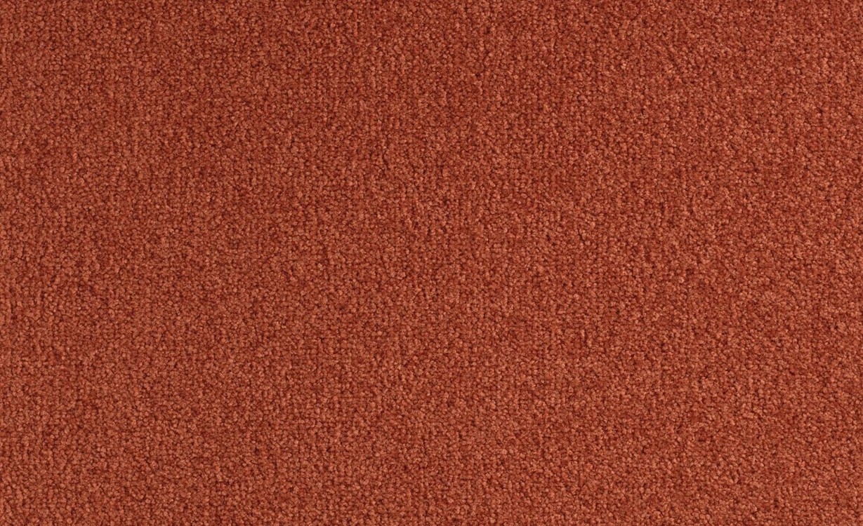 Moquette velours SCENIQUE 4, col orange cuit, rouleau 4.00 m