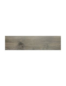 Dalle carrelage 20mm OUTI GRIS 20mm, aspect bois chêne grisé, dim 31.00 x 121.00 cm