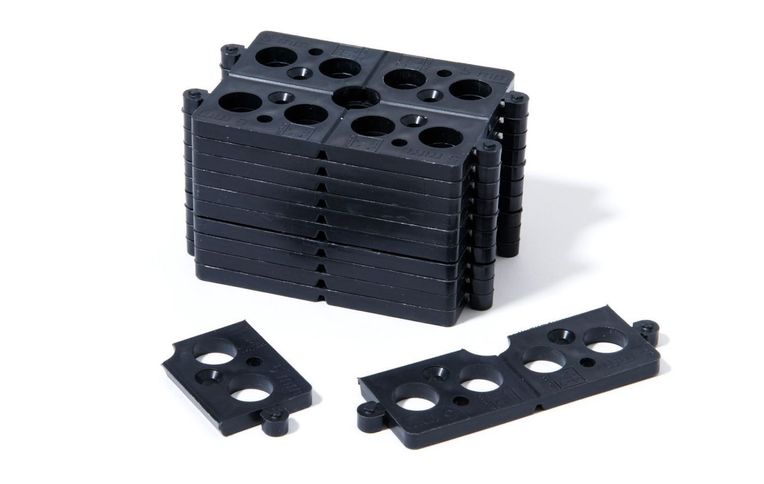 Cales plates 5 mm sécable en 4. Prix au sachet de 40 PCS