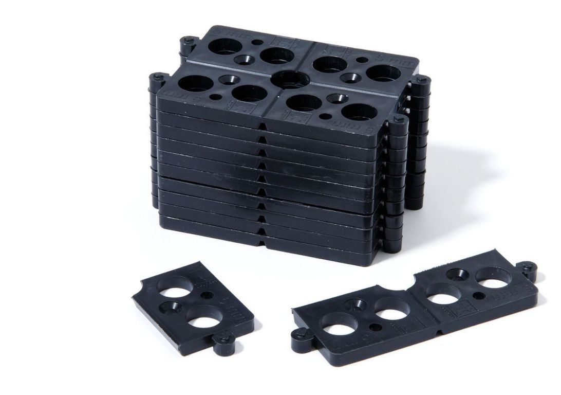 Cales plates 5 mm sécable en 4. Prix au sachet de 40 PCS