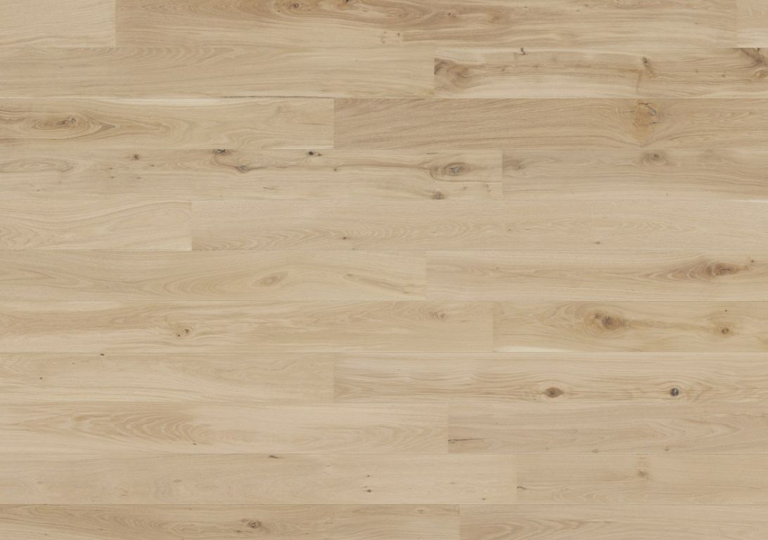 Parquet contrecollé Empire 187 CHENE AUTHENTIQUE, chêne blanc, verni, larg. 18.70 cm