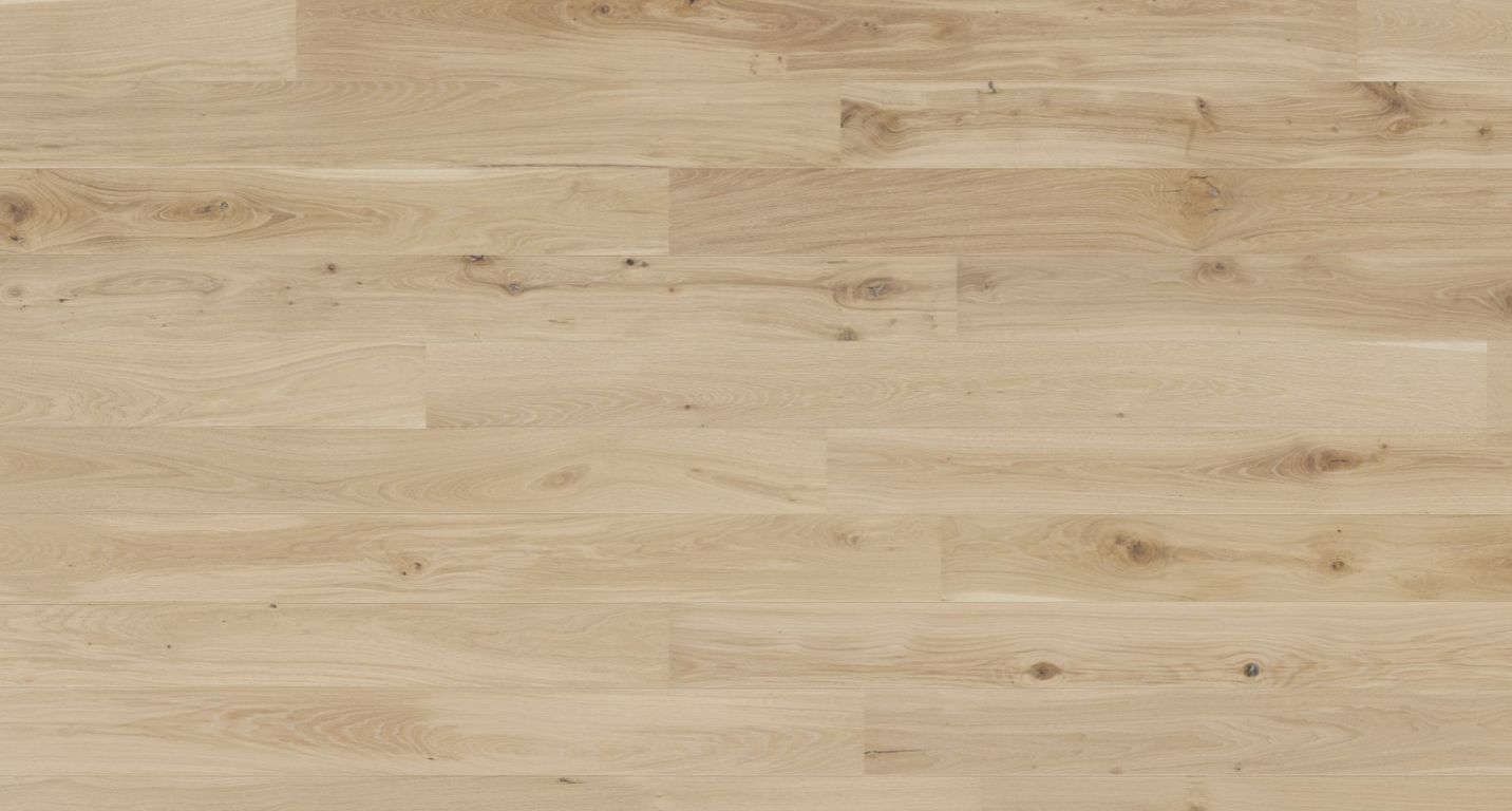 Parquet contrecollé Empire 187 CHENE AUTHENTIQUE, chêne blanc, verni, larg. 18.70 cm