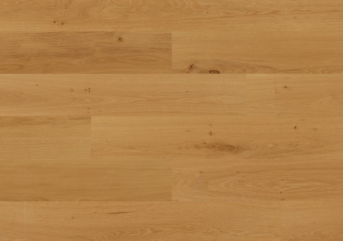 Revêtement sol bois PARKWOOD 185 CHENE COURANT, chêne marron clair, verni breveté, larg. 18.50 cm