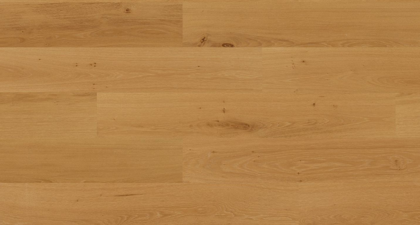 Revêtement sol bois PARKWOOD 185 CHENE COURANT, chêne marron clair, verni breveté, larg. 18.50 cm