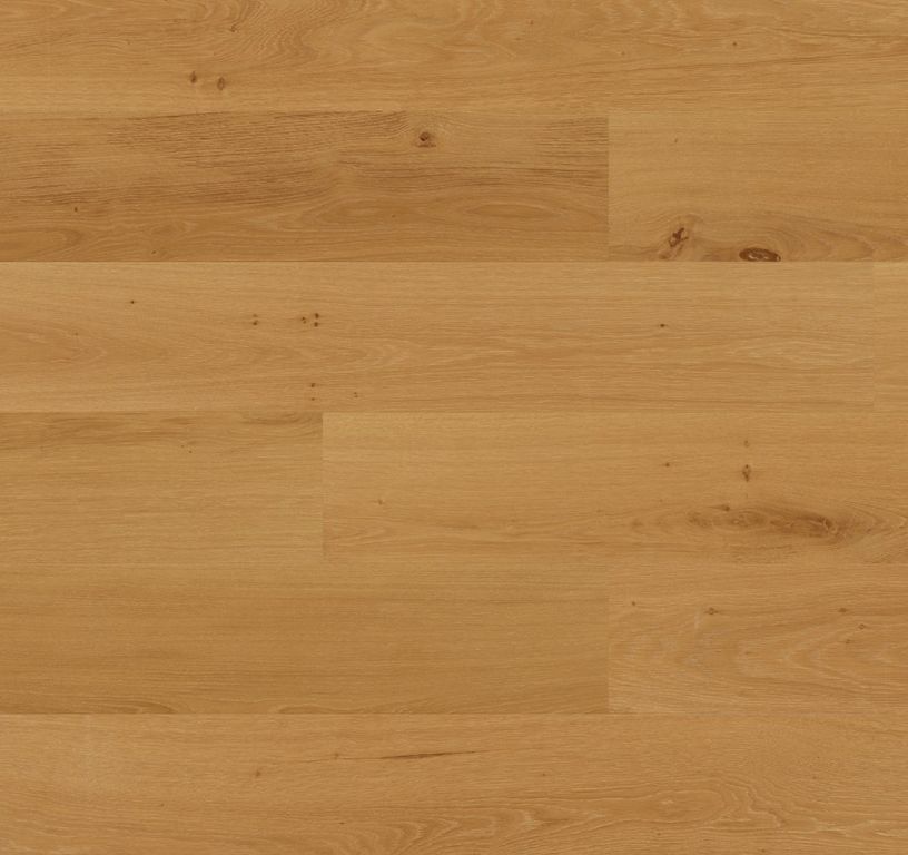 Revêtement sol bois PARKWOOD 185 CHENE COURANT, chêne marron clair, verni breveté, larg. 18.50 cm