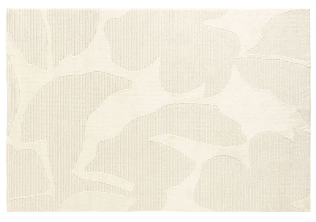 Tapis SARA. Esprit, végétal  beige
