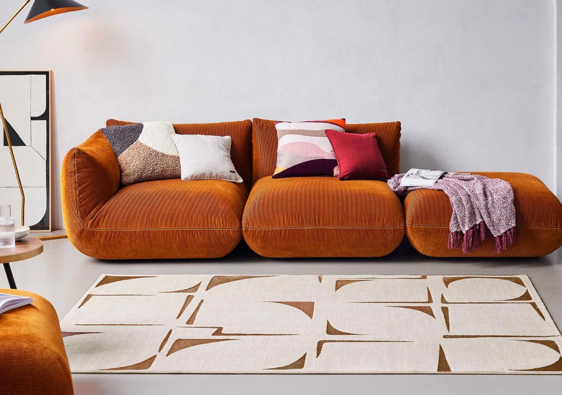 Tapis NELLE Esprit, géométrique  beige