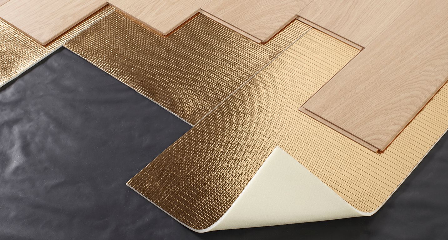 Sous-couche  ISOLTHERMO pour parquet et stratifié, ép.6.00 mm, pièce de 10.56 m²