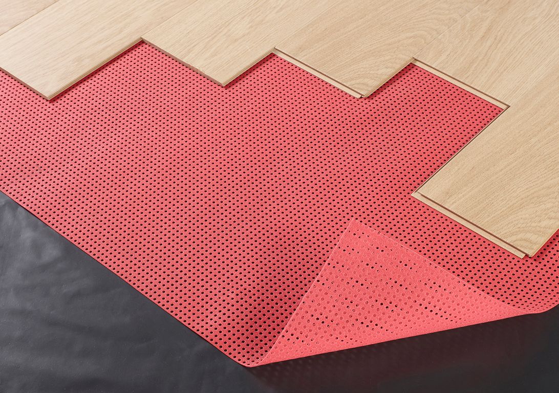 Sous-couche  ISOL'CHAUF S pour stratifié avec chauffage au sol, ép.1.60 mm, pièce de 15 m²