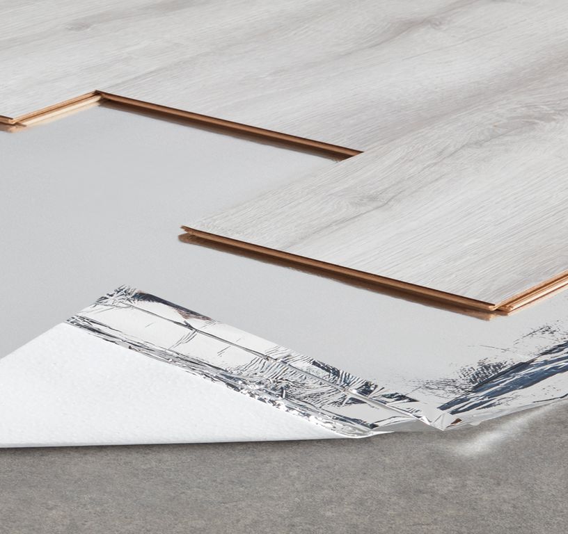 Sous-couche  ISOL CLASSIC pour parquet et stratifié, ép.1.60 mm, pièce de 20 m²