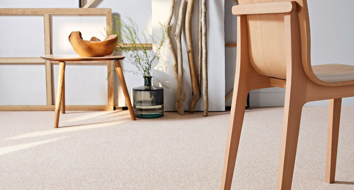 Moquette bouclée ROCKY, col beige, rouleau 4.00 m