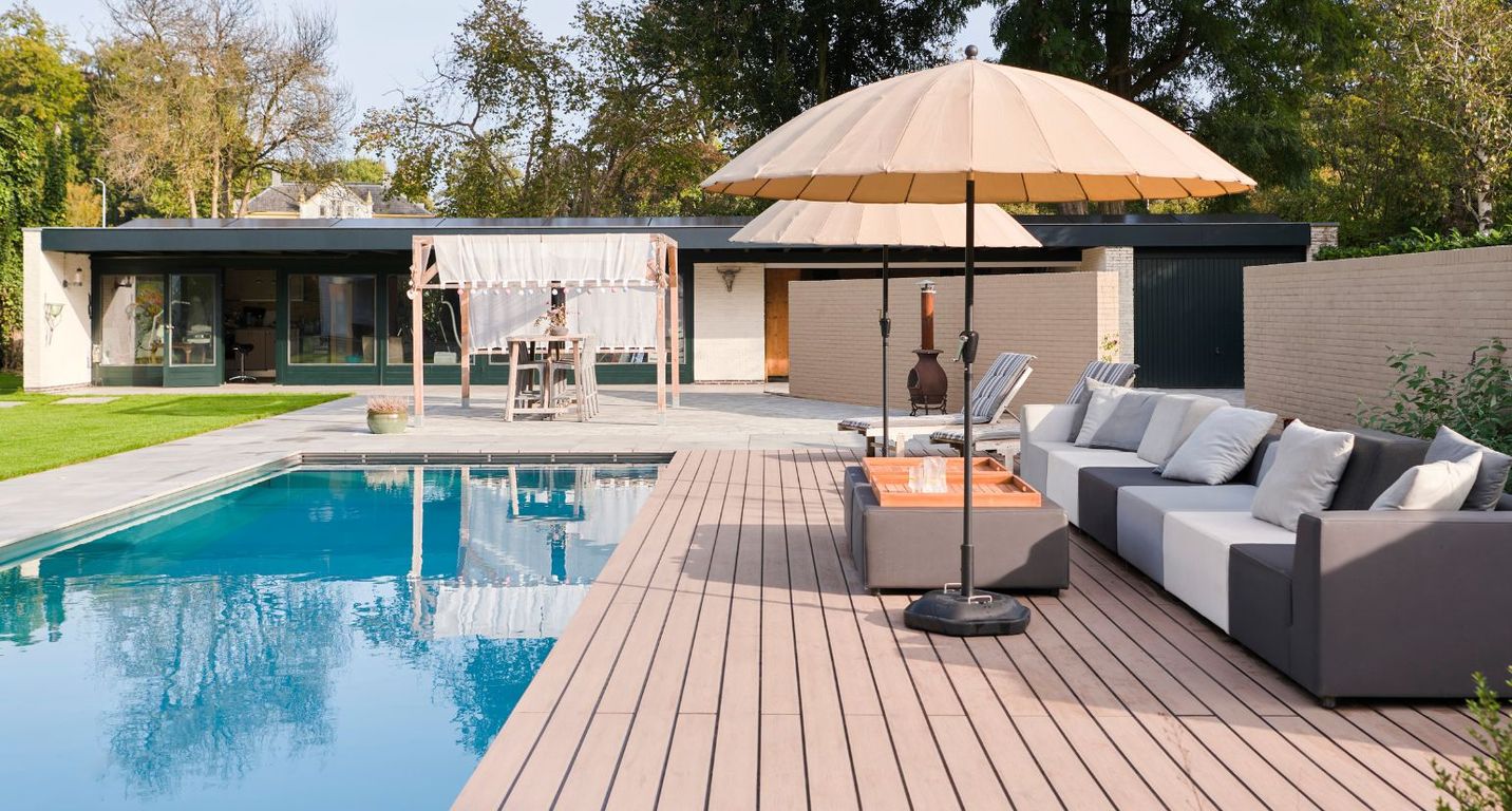 Lame de terrasse PIAZZA ONE Californian oak, 4M ,l 14 x L 400 cm
