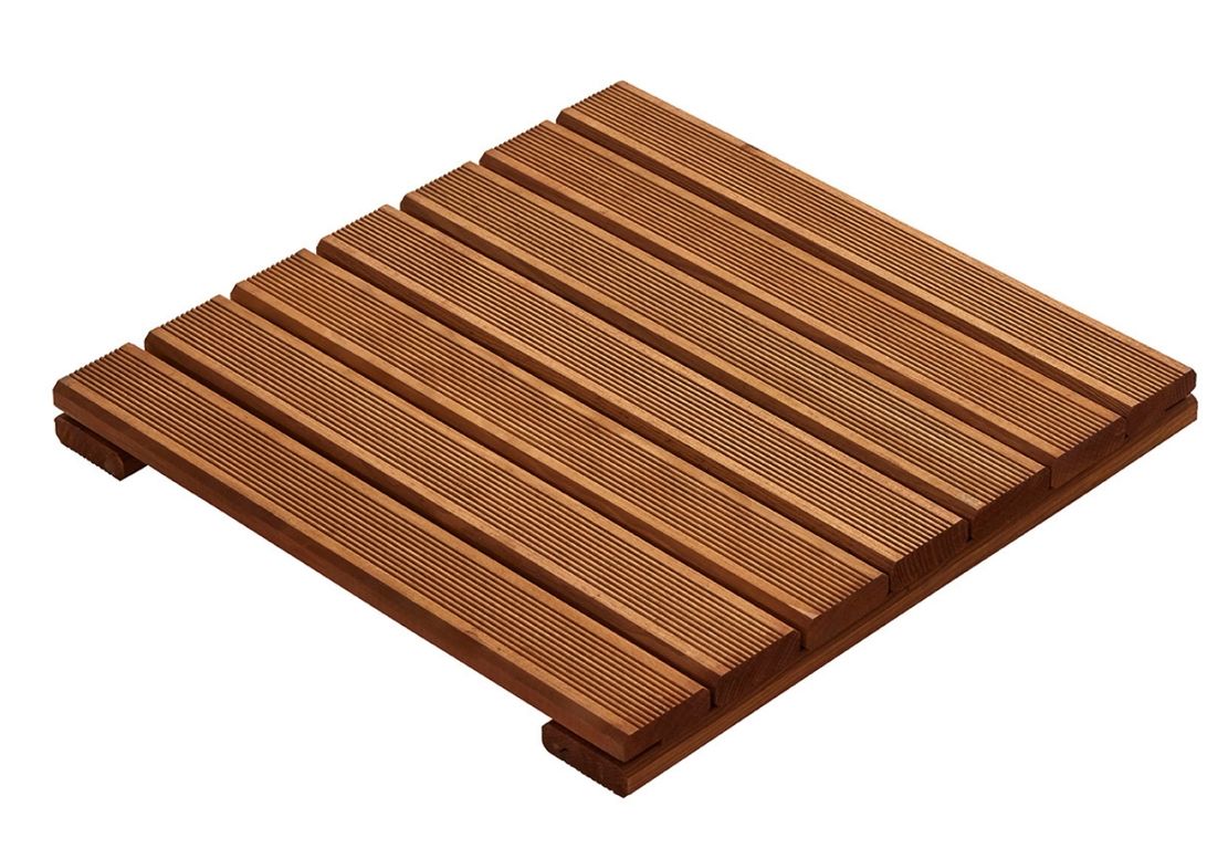 Dalle de terrasse DALLE PIN SANS NOEUD CLASSE 4, 50 x 50 ,l 50 x L 50 cm