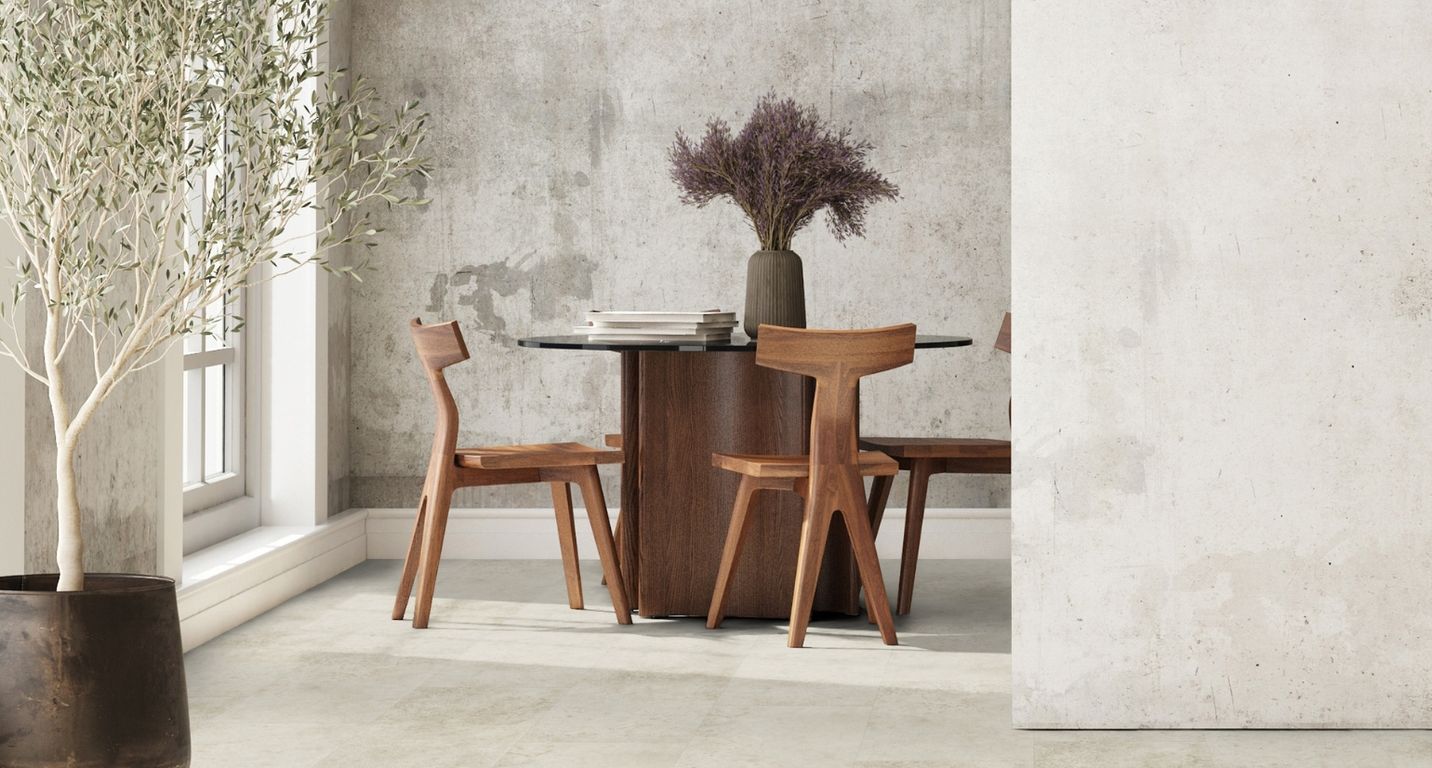 Sol vinyle VIRTUO 55 RIGID ACOUSTIC DALLE Gerflor, Pierre tavla clear, dalle 39.90 x 73.00 cm