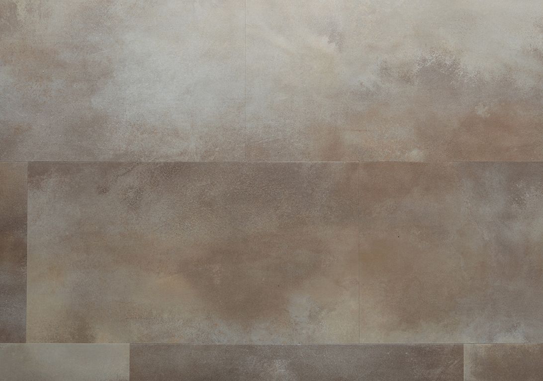 Sol vinyle VIRTUO 55 RIGID ACOUSTIC DALLE Gerflor, Pierre acuarela taupe, dalle 39.90 x 73.00 cm