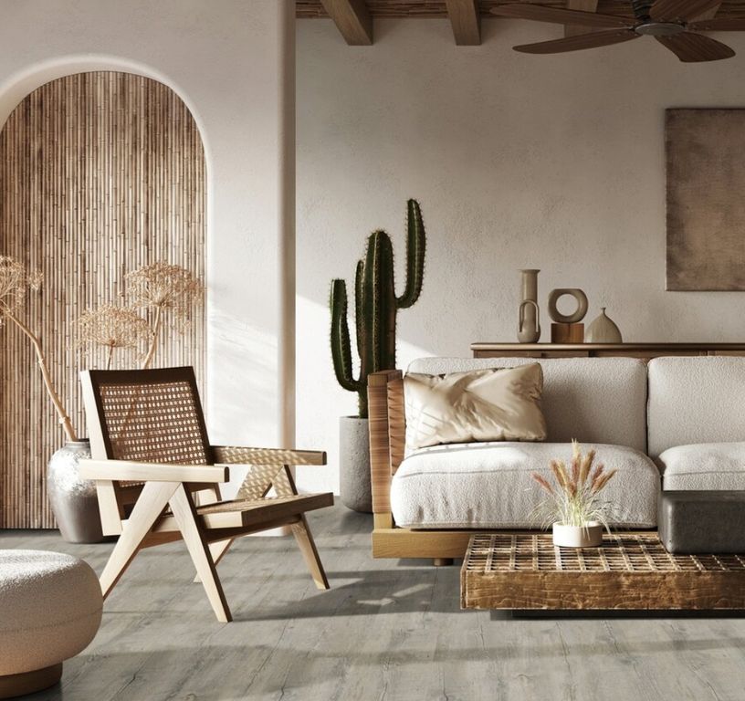 Sol vinyle VIRTUO 55 RIGID ACOUSTIC LAME Gerflor, Bois mikado, lame 22.90 x 125.00 cm