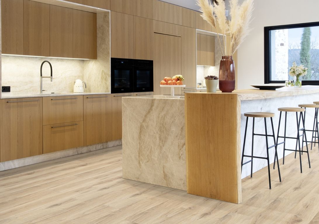 Sol vinyle VIRTUO 55 RIGID ACOUSTIC XL Gerflor, Bois daintree naturel, lame 22.90 x 149.20 cm