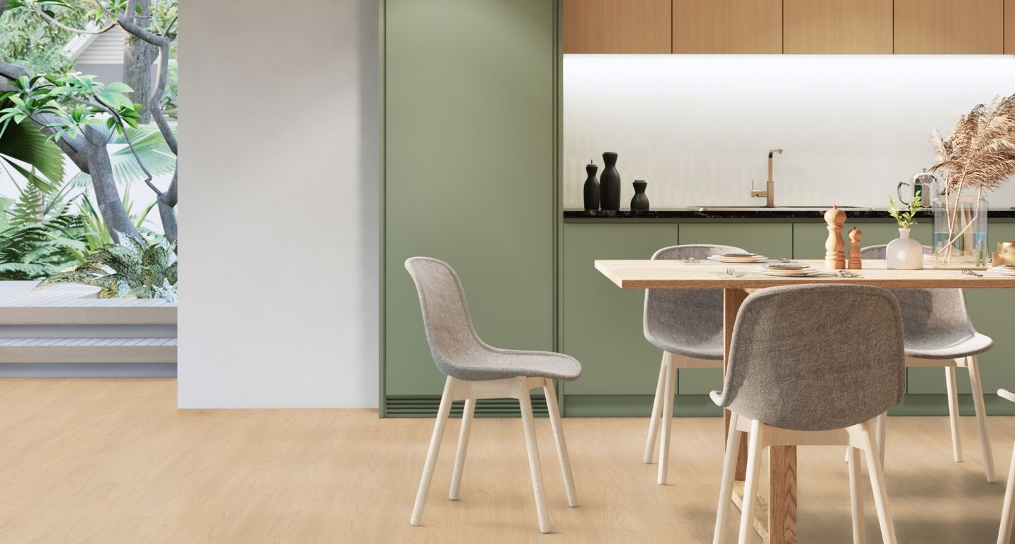 Sol vinyle VIRTUO 55 RIGID ACOUSTIC XL Gerflor, Bois blomma clear, lame 22.90 x 149.20 cm