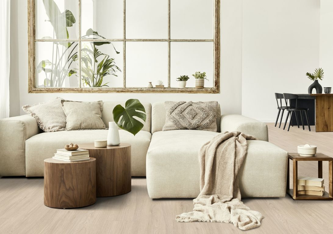 Sol vinyle VIRTUO 55 RIGID ACOUSTIC XL Gerflor, Bois blomma light, lame 22.90 x 149.20 cm