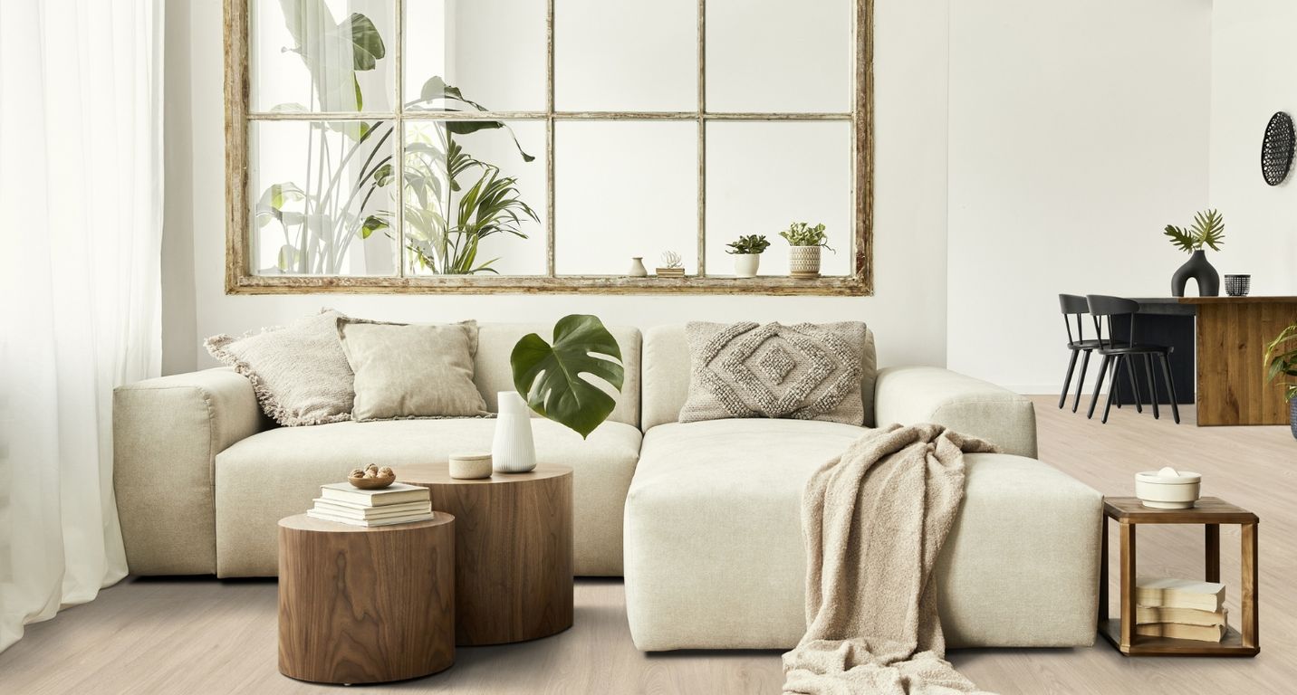 Sol vinyle VIRTUO 55 RIGID ACOUSTIC XL Gerflor, Bois blomma light, lame 22.90 x 149.20 cm