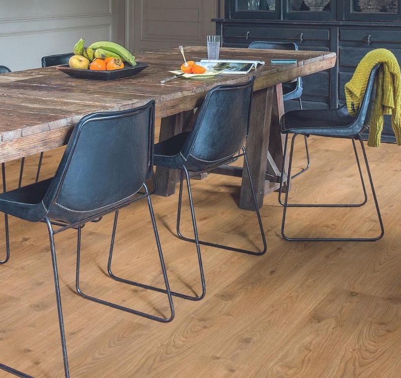 Sol vinyle ALPHA VINYL BLOS Quick Step, Bois chêne cottage naturel, lame 18.90 x 125.10 cm