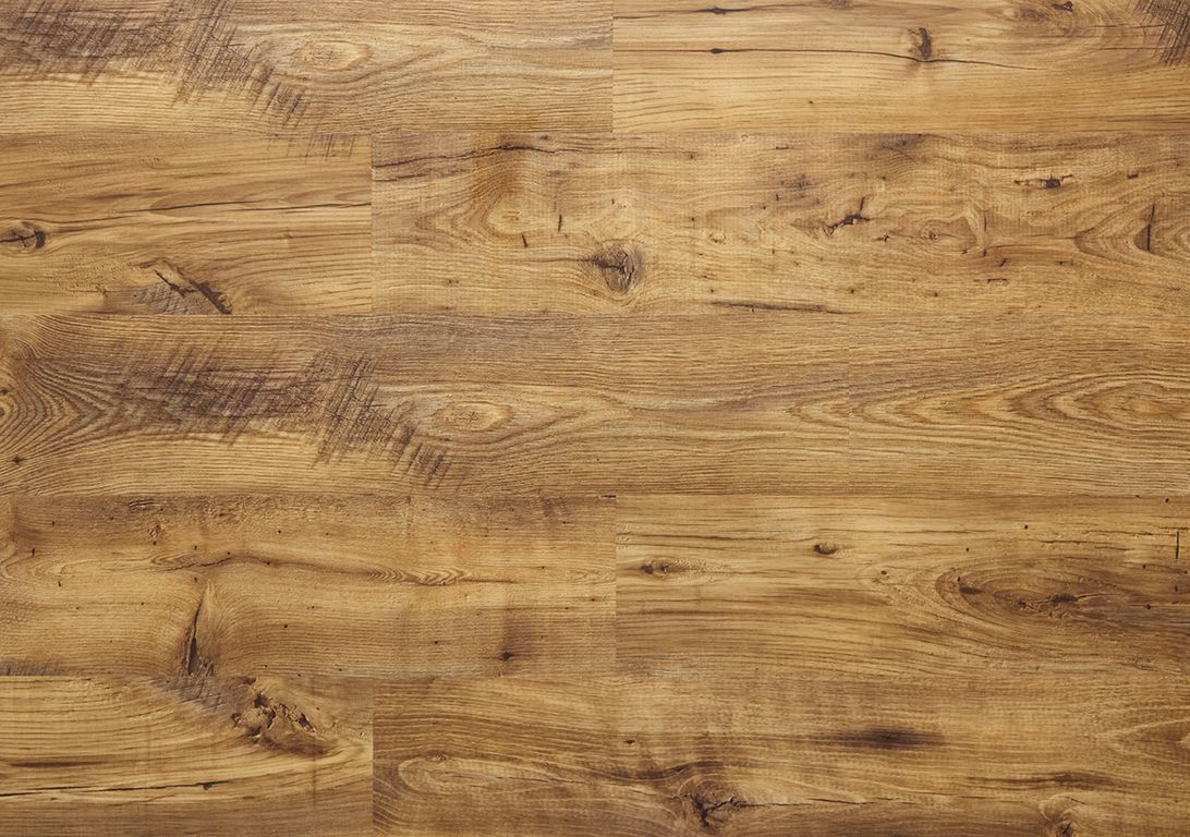 Sol vinyle ALPHA VINYL BLOS Quick Step, Bois châtaignier vintage naturel, lame 18.90 x 125.10 cm